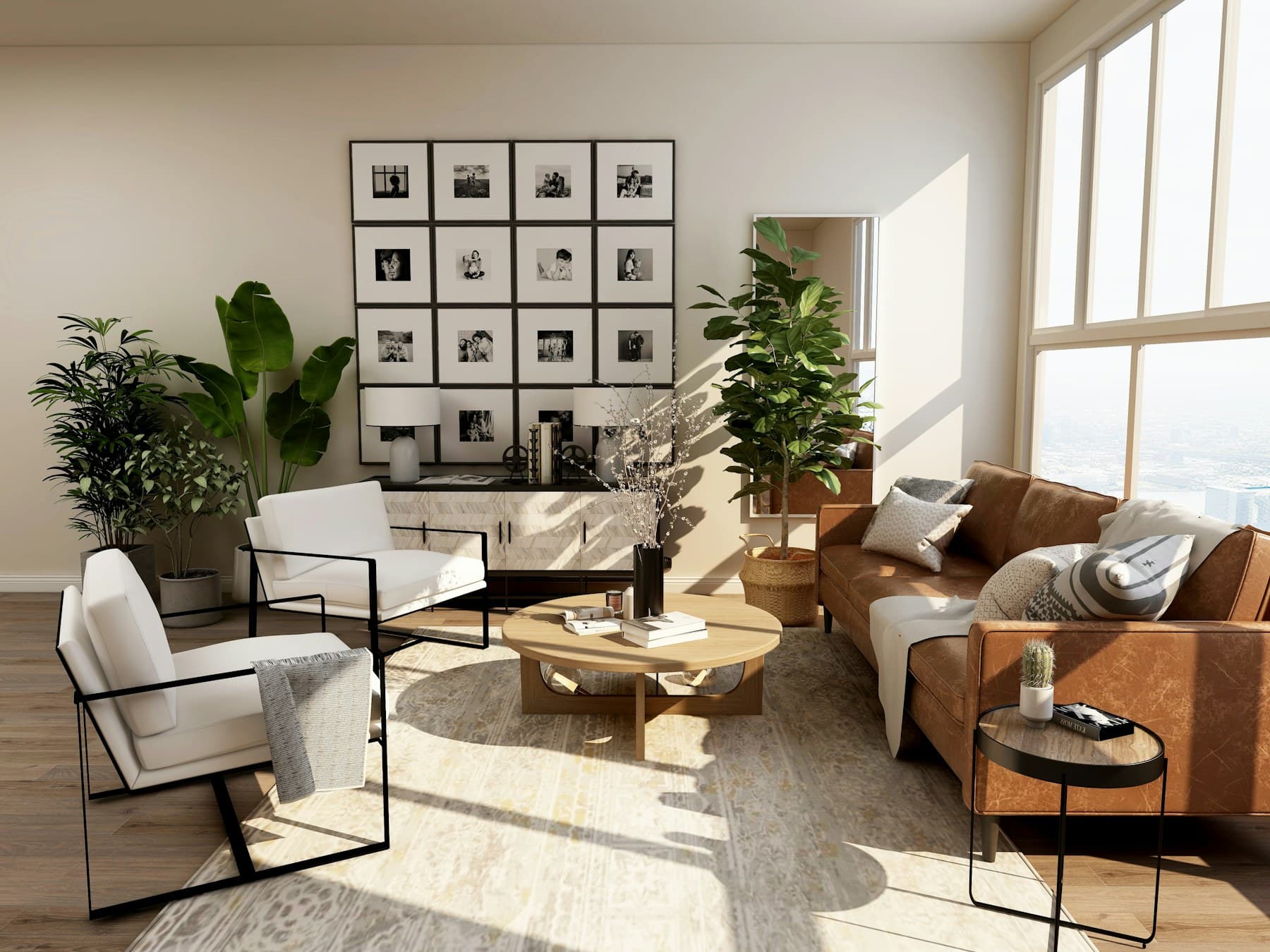 Residential interior, representative imagery