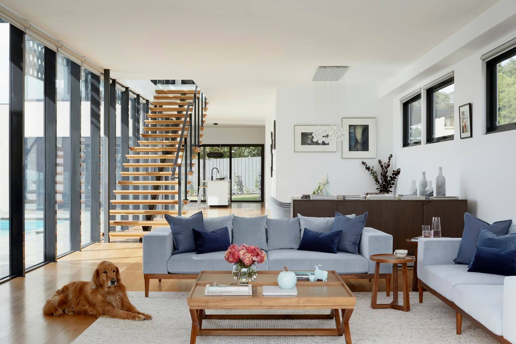 Contemporary residential interior, representative imagery